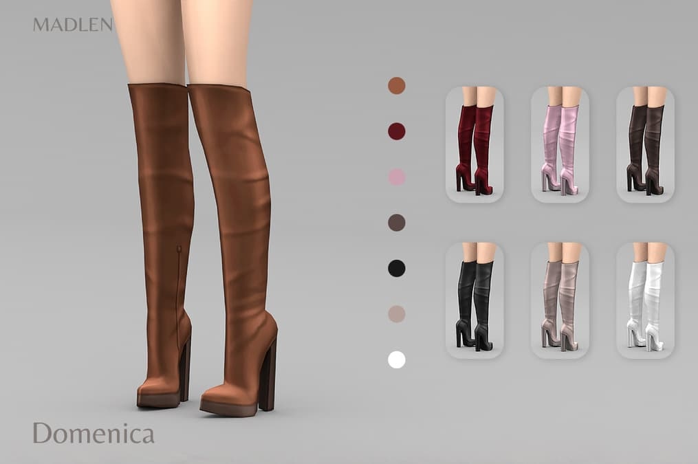 Скриншот мода Ботфорты Domenica Boots